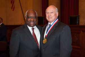 Justice Thomas with Frank Vandersloot