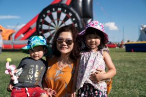 Women and two children at Melaleuca Family Picnic