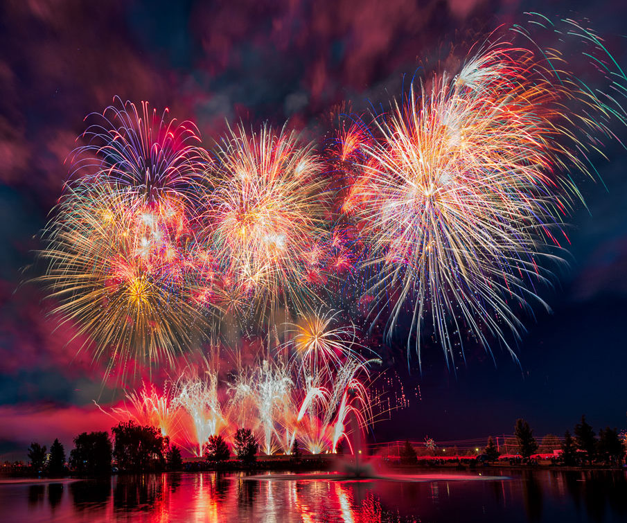 Fireworks form Melaleuca Freedom Celebration: 28th firework show