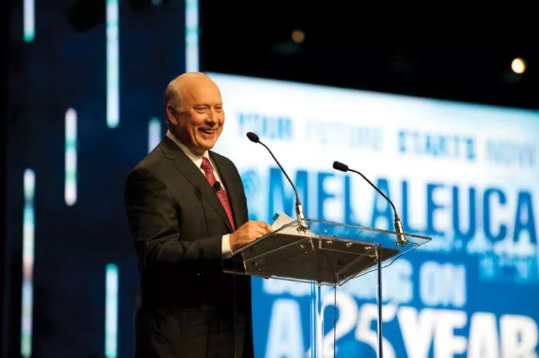 Frank VanderSloot Smiling on Stage