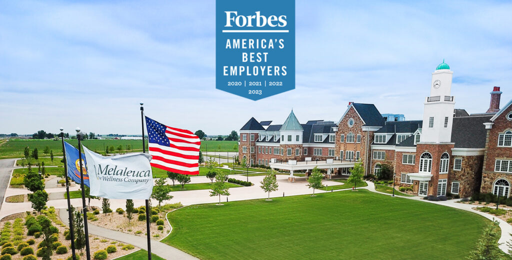 Forbes lists Melaleuca as a top employer in America
